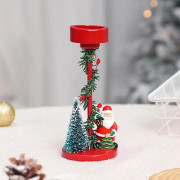 Julstjärne Ljusstake Dekoration, Julgran Ljusstake Dekor, Harts Ljusstake, Heminredning Pelare Jul