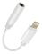 Ljudadapter - Apple - iPhone Lightning till Jack 3.5mm - Vit - Han-kontakt - Minimalistisk design