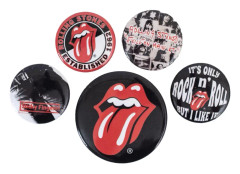 The Rolling Stones Assorted Designs Badge Set (Pack of 5)