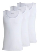 Boss 10271762 ärmlös T-shirt 3 Enheter Vit S Man