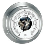 Barigo Barometer I Rostfritt Stål Sky 85 Silver 110 x 32 mm