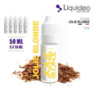 E-LIQUID GÄTT BLOND SMAK 50ML I 6MG NIKOTIN - 5 X 10 ML - ELIQUID BRAND LIQUIDEO