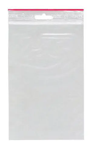Grippie dragkedjepåse 120x180mm T-20 50my - utan skrivfält - (kartong med 1000 st.)