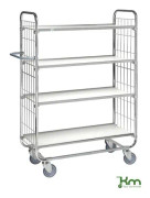 Hyllvagn 8000 4 hyllplan 1195x470x1590mm