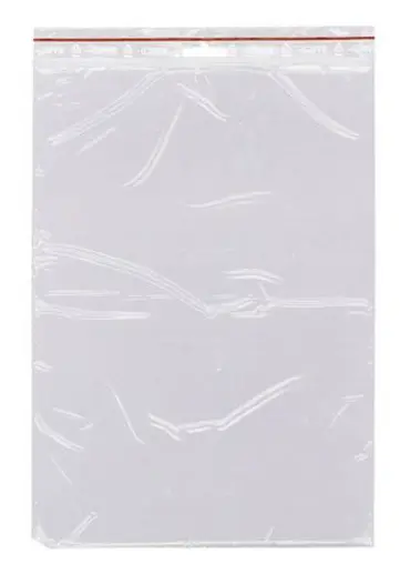 Grippie dragkedjepåse 230x320mm T-52 50my - utan skrivfält - (kartong med 1000 st.)