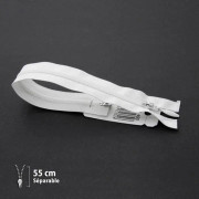Dragkedja Z45 - Separbar 4mm - 55 cm