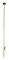 Plastimo Flagga Staff Pine Socket Vit 65 cm