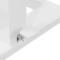 Justerbart fällbart bärbar stativbord med hylla 80 x 56 cm 760 - 1130 mm