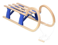 Hopfällbar kälke 110 cm plywood