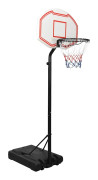 vidaXL Basketkorg med stativ vit 237-307 cm polyeten