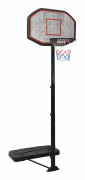 vidaXL Basketkorg med stativ svart 258-363 cm polyeten