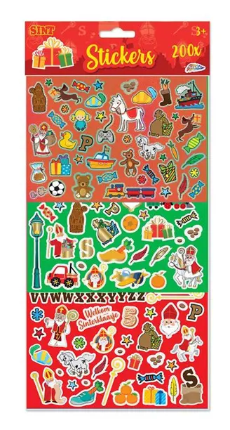 Grafix - Sticker set Sinterklaas 200 pcs.