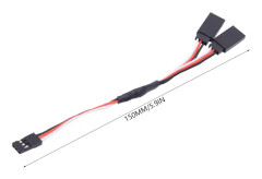 10 st Y-formade JR hane till hona servo förlängningskabel för RC-leksaker 150 mm