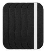 5st aktivt kolfilterkuddar - Ovala 250x100x10mm