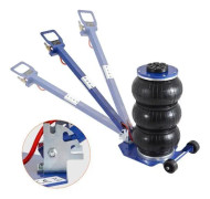 Air Jack, 3 Ton/6600 lbs Triple Bag Air Jack, Airbag Jack med sex stålrör, lyft upp till 17,7", 3-5 s snabblyftande pneumatisk domkraft, med justerba