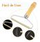 Bärbar Matta Ludd Remover - Metall Ludd Remover - Djurhår Remover - Ludd Rengörare - Dubbelsidig Matta Skrapa |