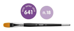 Påse med 4 'Premium Synthetic' katttungaborstar kortskaft serie 641 n18
