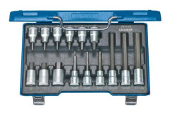 Gedore Hylsnyckel-bitsinsats-set 1/2 15 delar 6129360