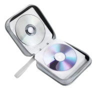 35 Kapacitet CD-fodral Hårdplast DVD-fodral Bärbar Dragkedja CD-fodral Hållare Stor Förvaringsskivplånbok för Bil Hem
