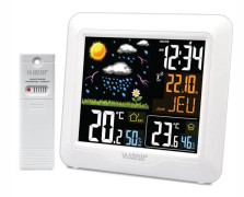 Väderstation La Crosse Technology WS6820-WHI med färgskärm Vit