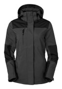 641 Allie pad jkt lds Dk Grey Dam
