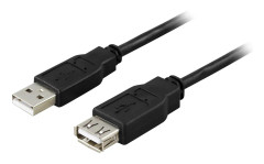 USB 2.0-kabel A hane - A hona 3 m