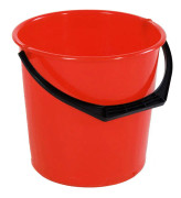  Hink rund röd 10L
