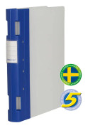 Gaffelpärm Plast KEBAErgo A4 Blå/Neutral, 40mm