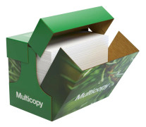 Kopieringspapper MULTICOPY i expressbox ohålat A4 80g 2500 ark/FP