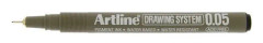 Fineliner Artline Drawing System 0.05 svart