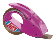 tesa Förpackningsbanddispenser Pack n Go Rosa Rullbredd (max.): 50 mm Rullängd (max.) 66 m inkl. självhäftande filmrull