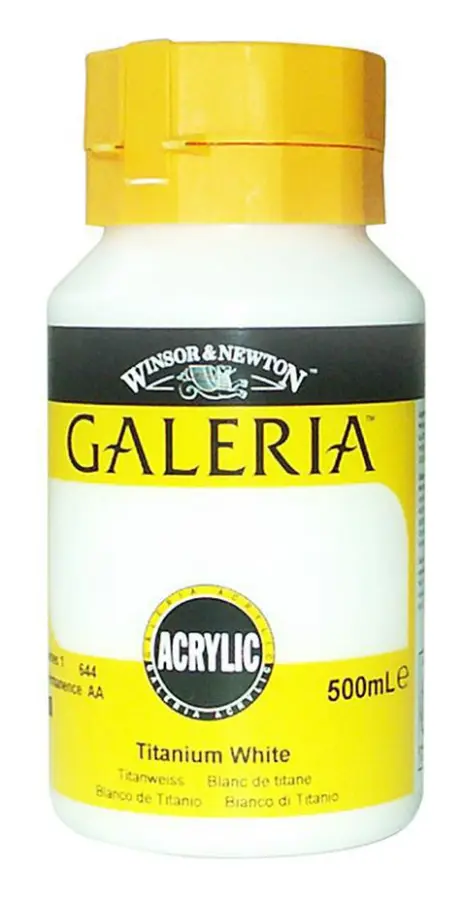  Akrylfärg Galeria Vit, 500ml