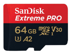 SanDisk MicroSDHX Extreme Pro 64GB, Class 10