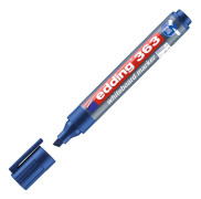 Whiteboardpenna EDDING 363 Blå, torksäker, sned, 10st