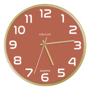 Väggur UNILUX Baltic Ø31,5 cm rosa