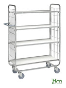Hyllvagn 8000 4 hyllplan 1195x470x1590mm