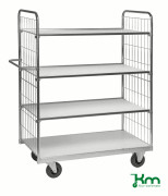 Hyllvagn 9000 4 hyllplan 1590x650x1695mm
