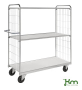 Hyllvagn 9000 3 hyllplan 1590x650x1695mm