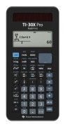 Skolräknare Texas Instruments TI-30X PRO MultiView™ Svart Display (ställen): 16 solcell, batteri (BxHxD) 80 x 17 x 185 m
