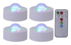 Mini astroeffekt med batteri (4-pack)