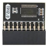 TPM 2.0 Krypteringssäkerhetsmodul 20Pin 2 10P Fristående Kryptoprocessor TPM 2.0 Modul för Win11 för Gigabyte för ASUS