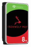 Seagate IronWolf Pro ST8000NT001 - Hårddisk - 8 TB - inbyggd - 3.5" - SATA 6Gb/s - 7200 rpm - buffert: 256 MB - med 3 års Seagate Rescue Data Recovery