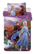 Disney Frozen 2: Anna & Elsa - Påslakanset Junior 100Ã-135 cm