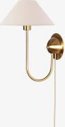 Globen Lighting - Vägglampa Iris - Beige - Vägglampor - Från Homeroom