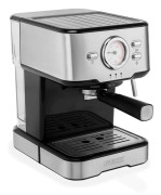 Princess 249415, Espressomaskin, 1,5 l, Kaffekapslar, Kaffekuddar, Malat kaffe, 1100 W, Svart, Rostfritt stål