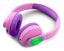 Philips Kids TAK4206PK - Hörlurar - på örat - Bluetooth - trådlös, kabelansluten - 3,5 mm kontakt - rosa