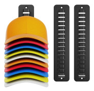 2-pack Hattställ, Hattställ för Vägg | Sport Baseball Hat Organizer, Hattförvaring Display, Hattställ, Baseball Hat Förvaring för Butik