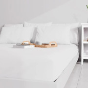Vanligt prydnadsplakan 160x200 cm ZZZ vit