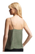 Superdry Studios Eyelash Cami Skjorta Grönt XS Kvinna