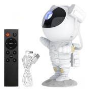 Nattlampa - Stjärnprojektor med LED-lampa - Astronaut